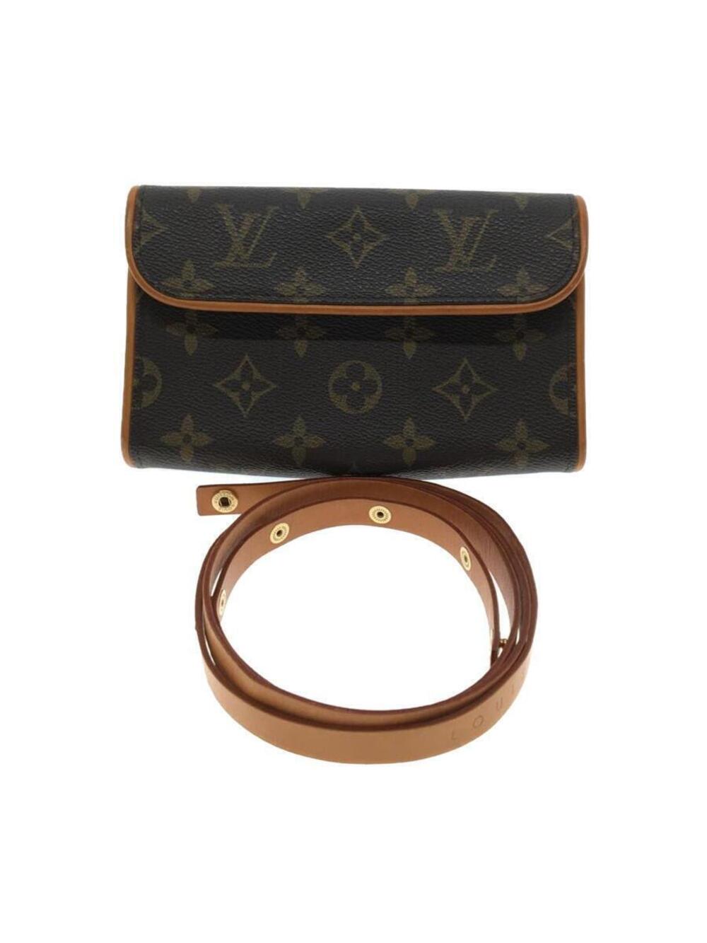 LOUIS VUITTON Pochette Florentine Shoulder Bag Brown Monogram